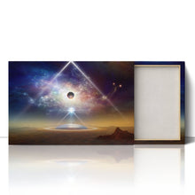 Load image into Gallery viewer, Alien Spaceship Near Planet Earth