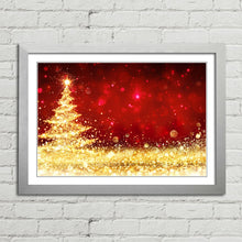 Load image into Gallery viewer, Shining Christmas Tree with Golden Glitter