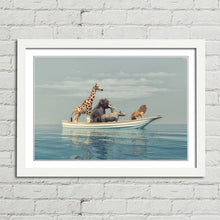 Load image into Gallery viewer, Wild Animals in a Boat