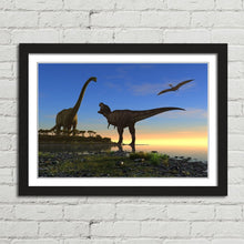 Load image into Gallery viewer, Dinosaur Brachiosaurus T Rex Pterodactyl