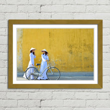 Load image into Gallery viewer, Traditional Girls on Bikes Hoi An