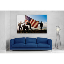 Load image into Gallery viewer, American Soldiers Raising the Flag