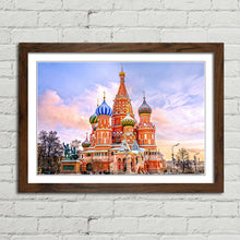 Load image into Gallery viewer, St Basils Cathedral Winter Red Square Moscow
