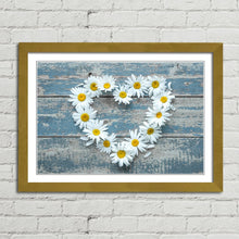 Load image into Gallery viewer, Daisy Flowers Heart Shape