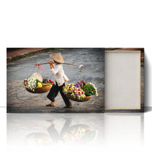 Load image into Gallery viewer, Hanoi Market Flower Seller