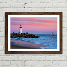 Load image into Gallery viewer, Walton Lighthouse at Sunset