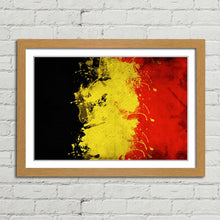 Load image into Gallery viewer, Belgium Flag Paint Splash