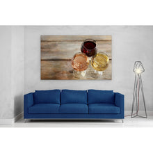 Load image into Gallery viewer, Glasses of White, Red, and Rose Wine