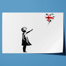 Load image into Gallery viewer, Banksy Union Flag Balloon Union Jack
