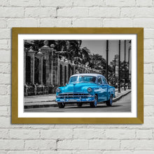 Load image into Gallery viewer, Havana Cuba Blue Classic Car