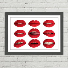 Load image into Gallery viewer, Full Red Lips Mouth