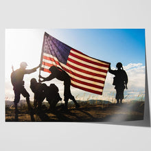 Load image into Gallery viewer, American Soldiers Raising the Flag