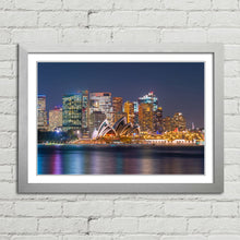 Load image into Gallery viewer, Sydney Harbour Skyline at Night