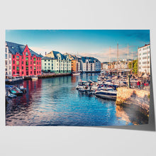 Load image into Gallery viewer, Alesund Port Town Norway
