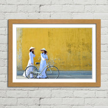 Load image into Gallery viewer, Traditional Girls on Bikes Hoi An