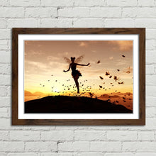 Load image into Gallery viewer, Fairy Tinkerbell and Butterflies at Sunset