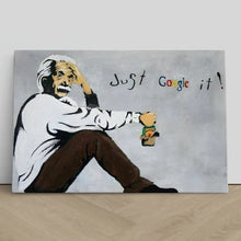 Load image into Gallery viewer, Einstein Just Google It Banksy