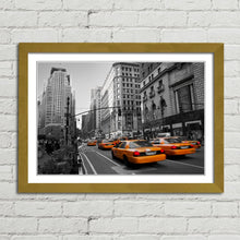Load image into Gallery viewer, New York Taxis in Manhattan Yellow Taxi