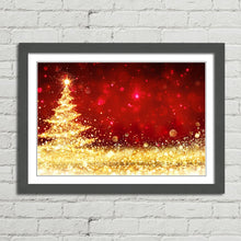Load image into Gallery viewer, Shining Christmas Tree with Golden Glitter