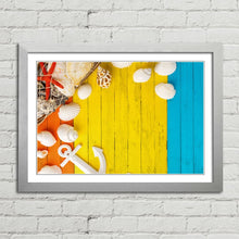 Load image into Gallery viewer, Colourful Wooden Background Sea Shells