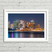 Load image into Gallery viewer, Sydney Harbour Skyline at Night