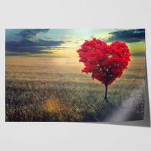 Load image into Gallery viewer, Red Heart Tree Abstract