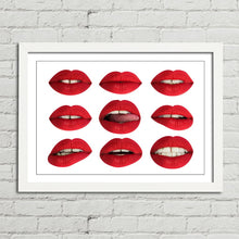 Load image into Gallery viewer, Full Red Lips Mouth