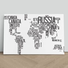 Load image into Gallery viewer, World Map with Country Names