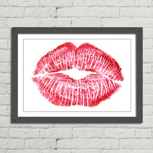 Load image into Gallery viewer, Red Lips Lipstick Kiss