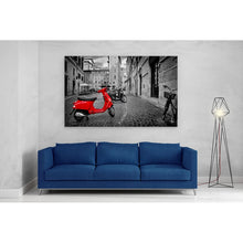 Load image into Gallery viewer, Red Scooter Bike in Rome