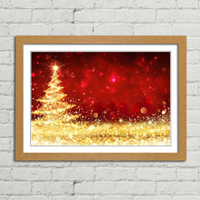 Load image into Gallery viewer, Shining Christmas Tree with Golden Glitter