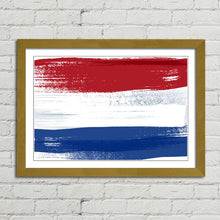 Load image into Gallery viewer, Netherlands Flag Brush Paint