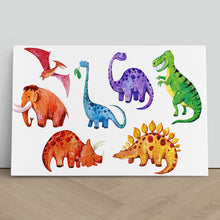 Load image into Gallery viewer, Cartoon Watercolour Dinosaurs Kids