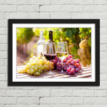 Load image into Gallery viewer, Glasses of Red and White Wine Grapes