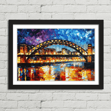 Load image into Gallery viewer, Tyne Bridge Leonid Afremov Inspired