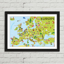 Load image into Gallery viewer, Europe Map Kids Learning Nationalities