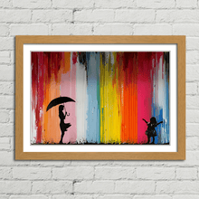 Load image into Gallery viewer, Banksy Inspired Girl with Umbrella