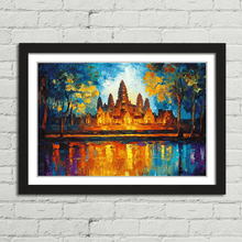 Load image into Gallery viewer, Angkor Wat Leonid Afremov Inspired