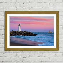 Load image into Gallery viewer, Walton Lighthouse at Sunset