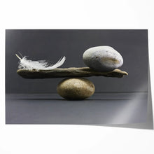 Load image into Gallery viewer, Feather and Stone Balance
