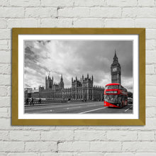 Load image into Gallery viewer, Red Bus at Big Ben London