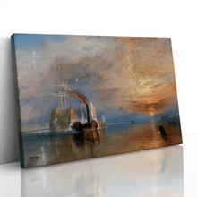 Load image into Gallery viewer, J.M.W. Turner Fighting Temeraire Painting