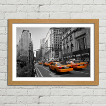 Load image into Gallery viewer, New York Taxis in Manhattan Yellow Taxi