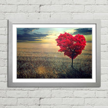 Load image into Gallery viewer, Red Heart Tree Abstract