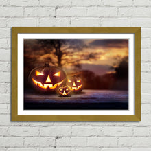 Load image into Gallery viewer, Spooky Pumpkin Sunset Halloween
