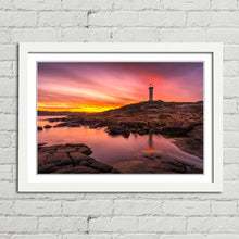 Load image into Gallery viewer, Subbe Lighthouse at Sunset