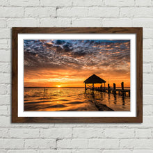 Load image into Gallery viewer, Sunrise Bacalar Coast Mexico