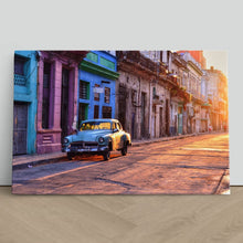 Load image into Gallery viewer, Vintage Blue Car Havana Cuba