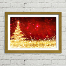 Load image into Gallery viewer, Shining Christmas Tree with Golden Glitter