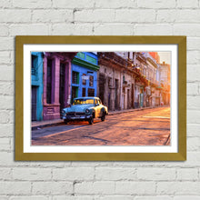 Load image into Gallery viewer, Vintage Blue Car Havana Cuba